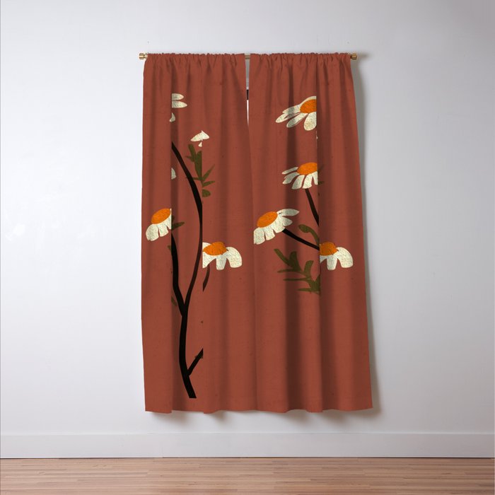 Flowers 8 Window Curtain Gallery Image 3
