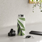 Abstract Art Tropical Leaves 39 Water Bottle Gallery Image 4
