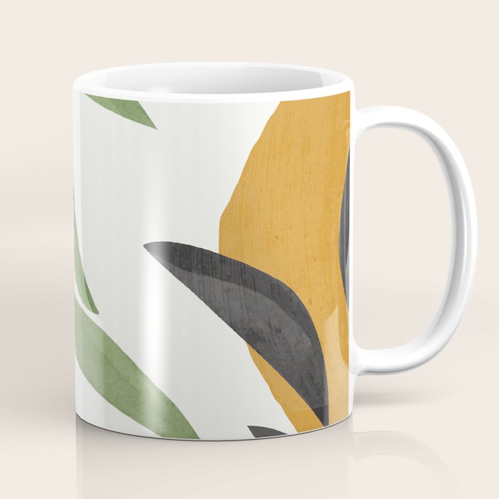 Abstract Art Tropical Leaves 39 Coffee Mug Gallery Image 1