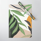 Abstract Art Tropical Leaves 39 Wrapping Paper Gallery Image 1