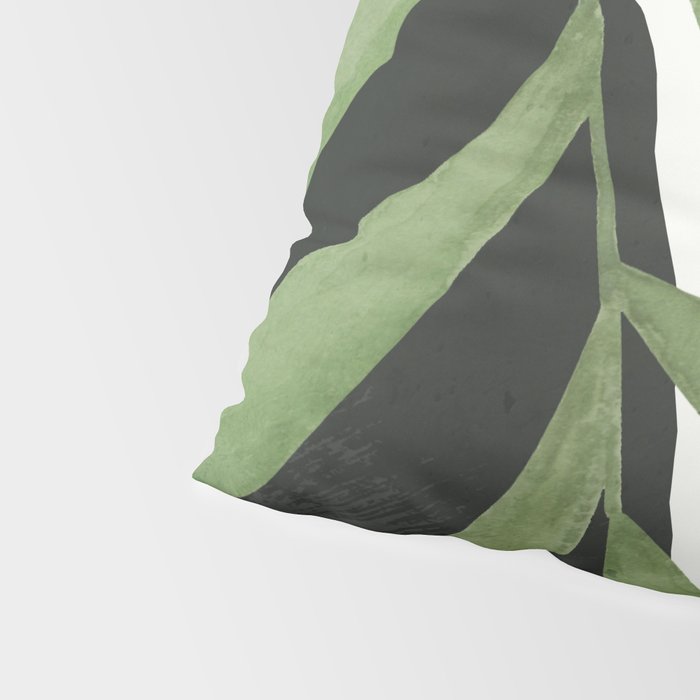 Abstract Art Tropical Leaves 39 Pillow Sham Gallery Image 4