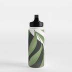 Abstract Art Tropical Leaves 39 Water Bottle Gallery Image 3