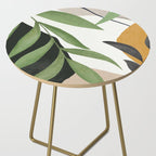 Abstract Art Tropical Leaves 39 Side Table Gallery Image 2