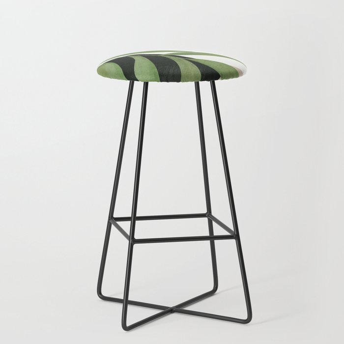 Abstract Art Tropical Leaves 39 Stool Gallery Image 1