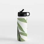 Abstract Art Tropical Leaves 39 Water Bottle Gallery Image 1