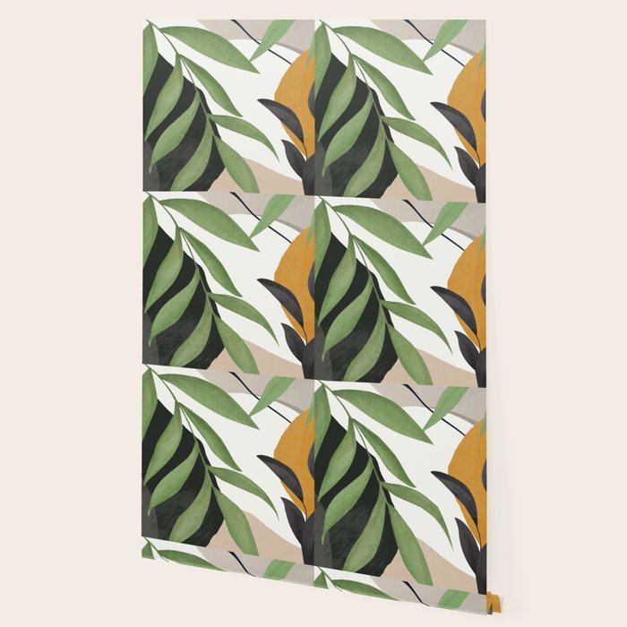 Abstract Art Tropical Leaves 39 Wallpaper Gallery Image 2