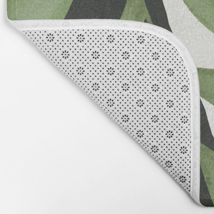 Abstract Art Tropical Leaves 39 Bath Mat Gallery Image 2