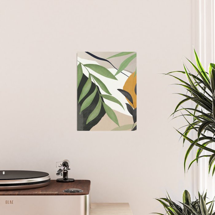 Abstract Art Tropical Leaves 39 Poster Gallery Image 2