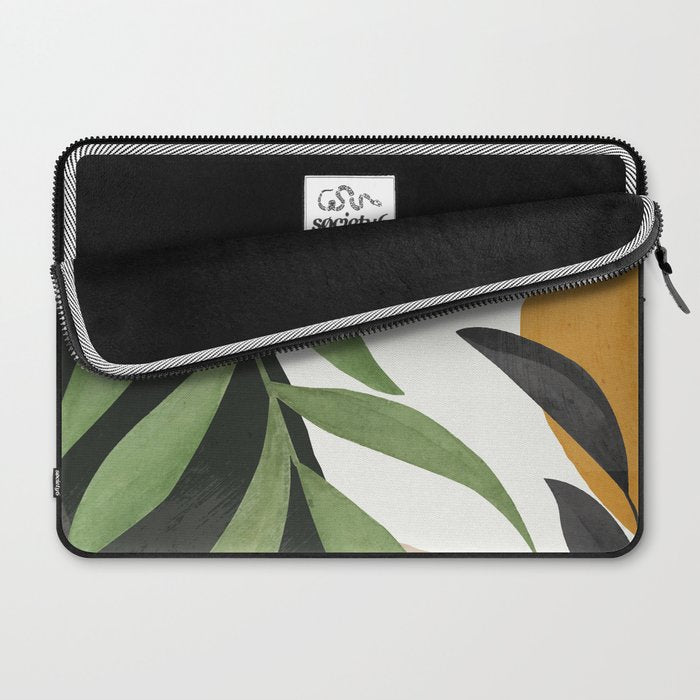 Abstract Art Tropical Leaves 39 Laptop Sleeve Gallery Image 2