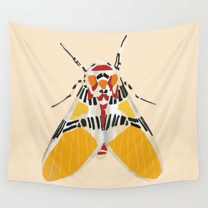 Moth 2 Wall Tapestry Gallery Image 4