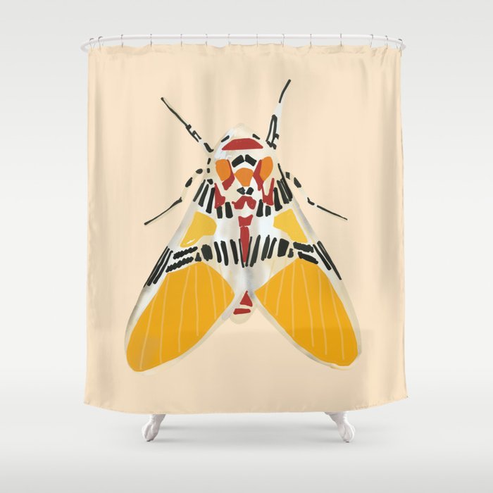 Moth 2 Shower Curtain Gallery Image 1