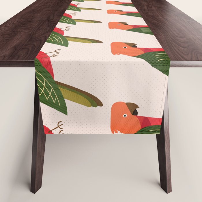 Whimsy Australian King Parrot Table Runner Gallery Image 1