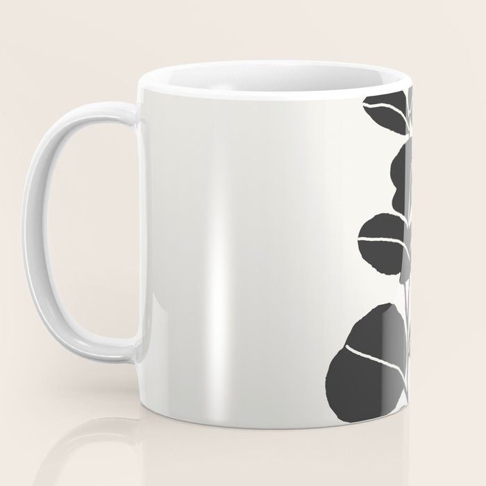 Minimal Eucalyptus Line Art Coffee Mug Gallery Image 3