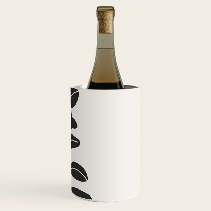 Minimal Eucalyptus Line Art Wine Chiller Gallery Image 3