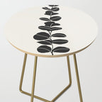 Minimal Eucalyptus Line Art Side Table Gallery Image 2