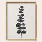 Minimal Eucalyptus Line Art Serving Tray Gallery Image 1