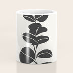 Minimal Eucalyptus Line Art Coffee Mug Gallery Image 4