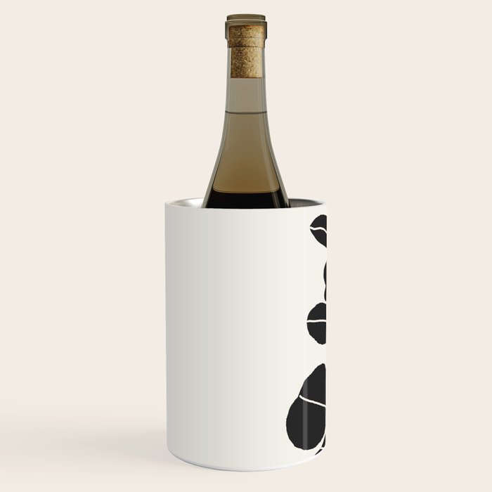 Minimal Eucalyptus Line Art Wine Chiller Gallery Image 2