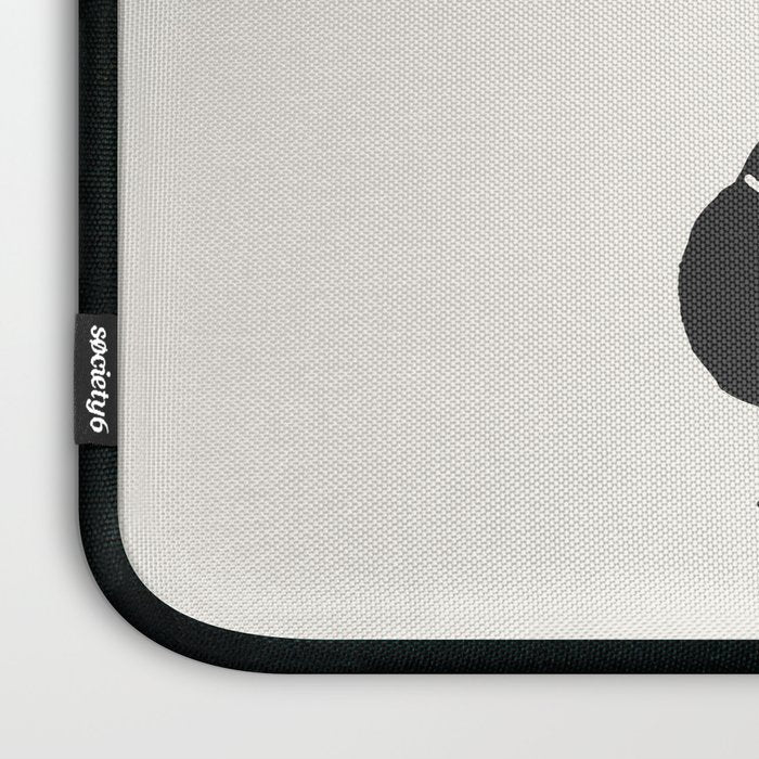 Minimal Eucalyptus Line Art Laptop Sleeve Gallery Image 3