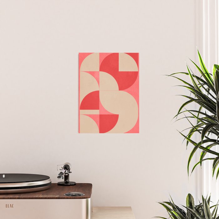 Modern geometric shapes 58 Poster Gallery Image 2