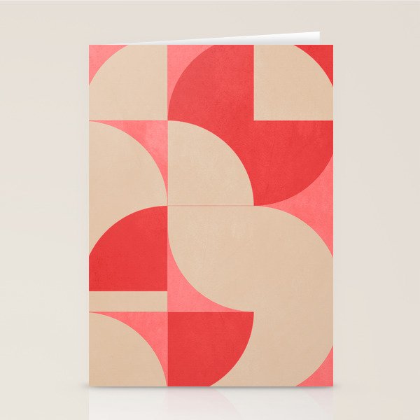 Modern geometric shapes 58 Stationery Card Gallery Image 1