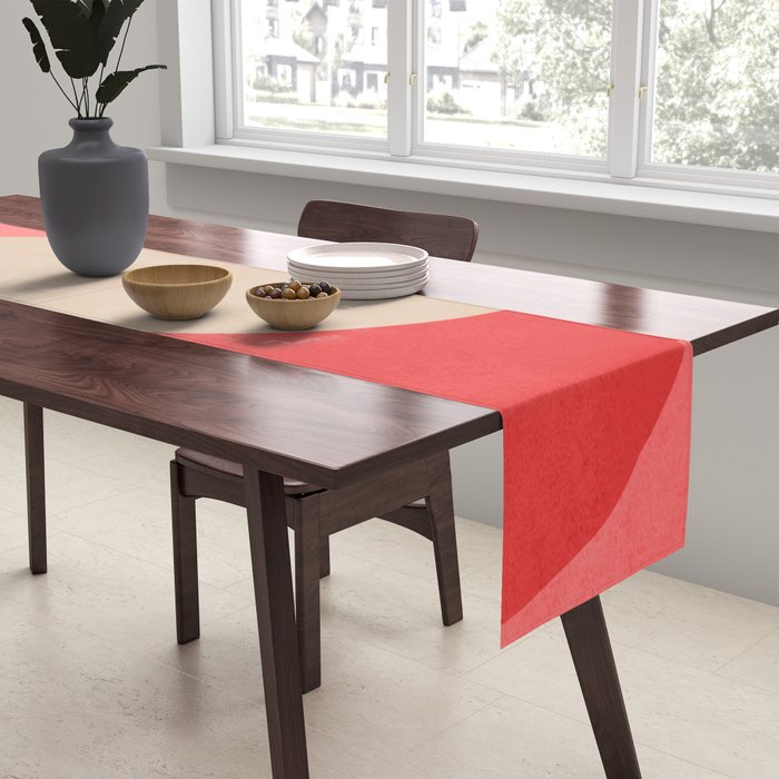 Modern geometric shapes 58 Table Runner Gallery Image 2