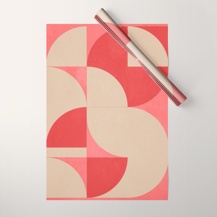 Modern geometric shapes 58 Wrapping Paper Gallery Image 1