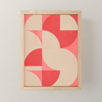 Modern geometric shapes 58 Mini Art Print Gallery Image 1
