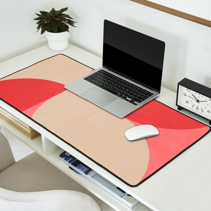Modern geometric shapes 58 Desk Mat Gallery Image 2