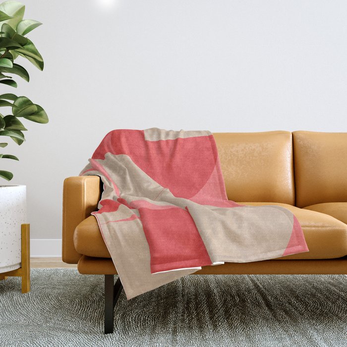 Modern geometric shapes 58 Throw Blanket Gallery Image 1