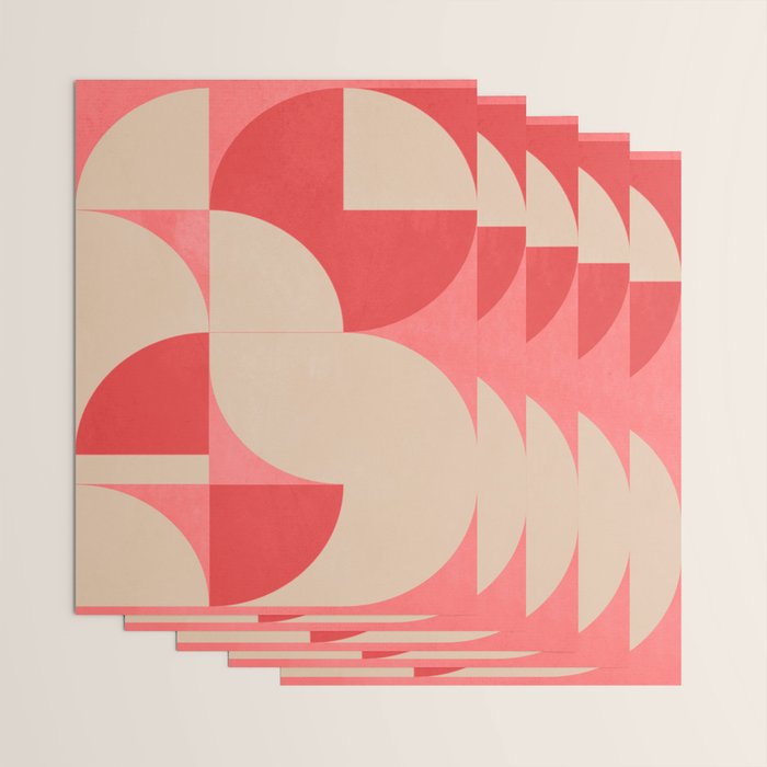 Modern geometric shapes 58 Wrapping Paper Gallery Image 3