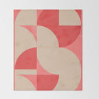 Modern geometric shapes 58 Throw Blanket Gallery Image 2