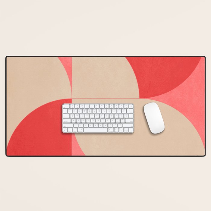 Modern geometric shapes 58 Desk Mat Gallery Image 1