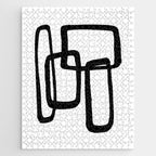 Mod Ink White Background Jigsaw Puzzle Gallery Image 1