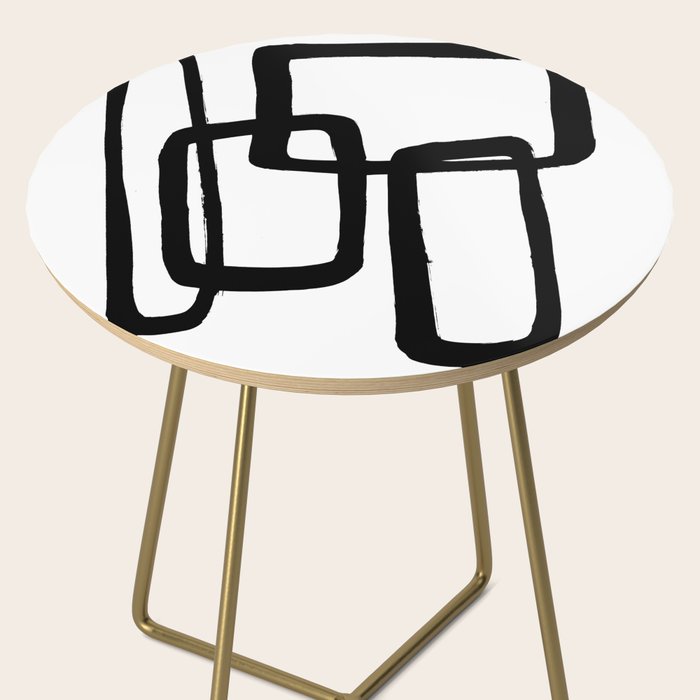 Mod Ink White Background Side Table Gallery Image 2