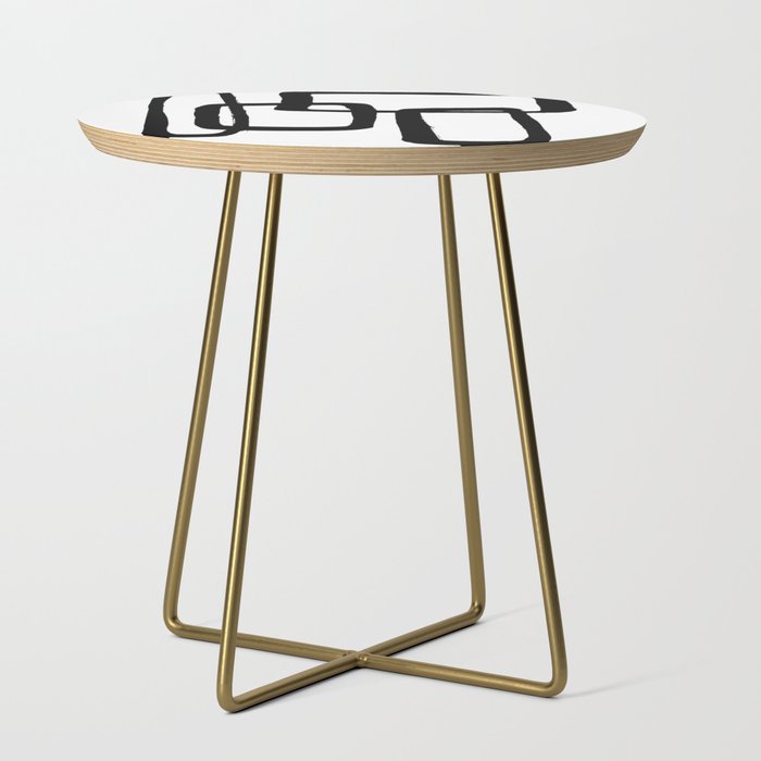 Mod Ink White Background Side Table Gallery Image 1