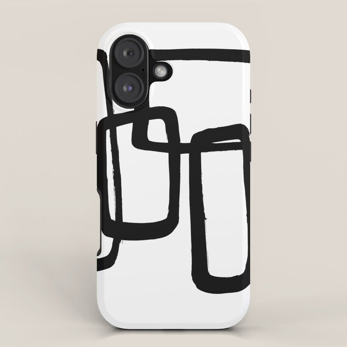 Mod Ink White Background iPhone Case Gallery Image 1