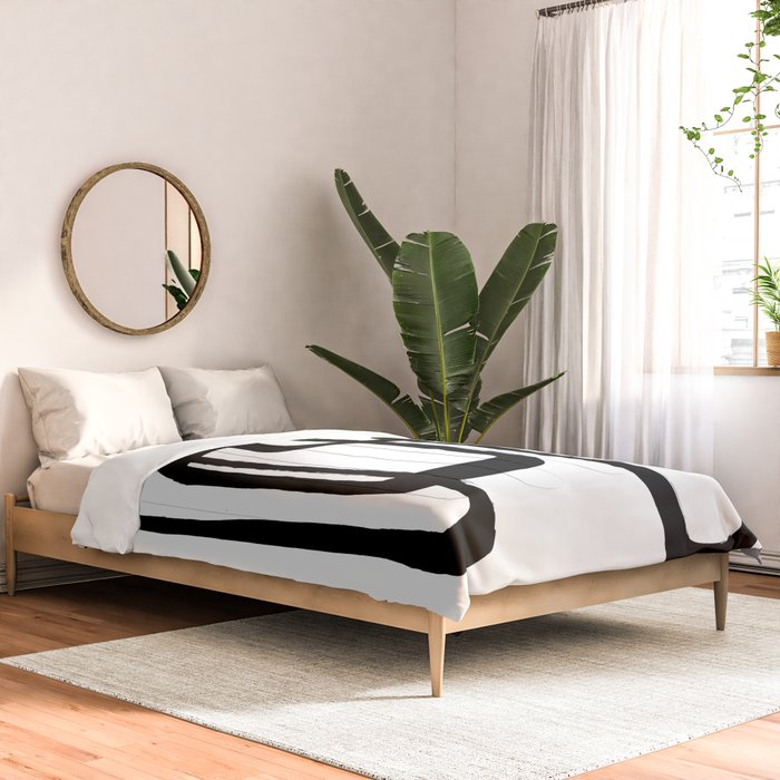 Mod Ink White Background Comforter Gallery Image 2