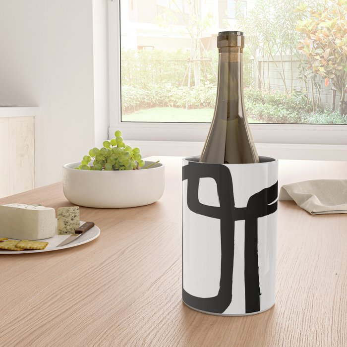 Mod Ink White Background Wine Chiller Gallery Image 4
