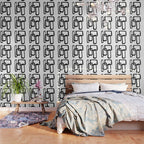 Mod Ink White Background Wallpaper Gallery Image 3