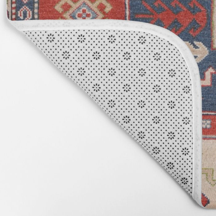 Arrow Spiral Kazak Handmade Rug Bath Mat Gallery Image 2