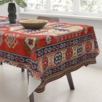 Arrow Spiral Kazak Handmade Rug Tablecloth Gallery Image 3
