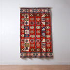 Arrow Spiral Kazak Handmade Rug Window Curtain Gallery Image 3
