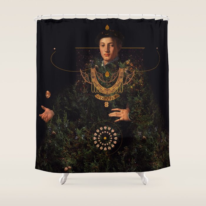 Wisdom Shower Curtain Gallery Image 1