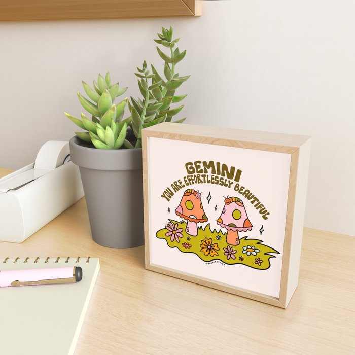 Gemini Caterpillar Mini Art Print Gallery Image 2