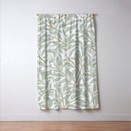 William Morris Willow Bough Pastel Blue Green Window Curtain Gallery Image 3