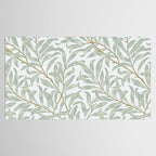 William Morris Willow Bough Pastel Blue Green Tablecloth Gallery Image 2
