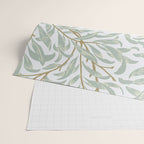 William Morris Willow Bough Pastel Blue Green Wrapping Paper Gallery Image 2