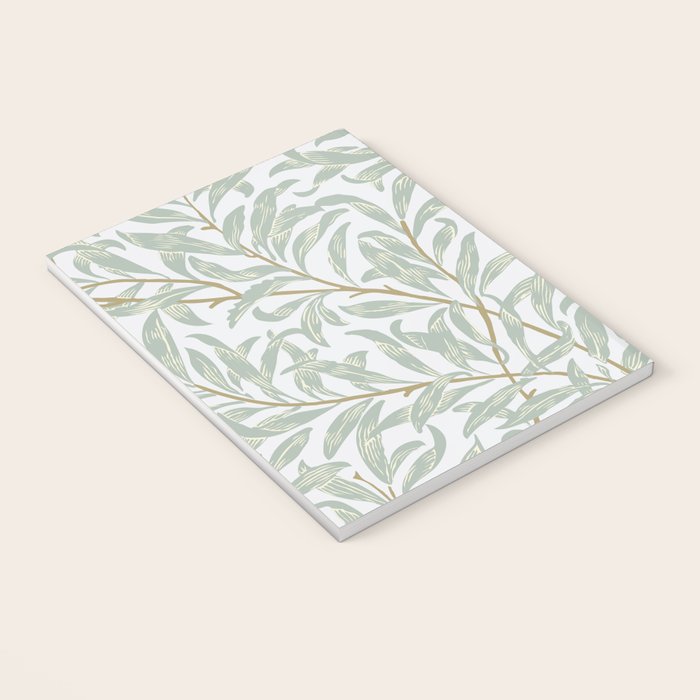 William Morris Willow Bough Pastel Blue Green Notebook Gallery Image 3