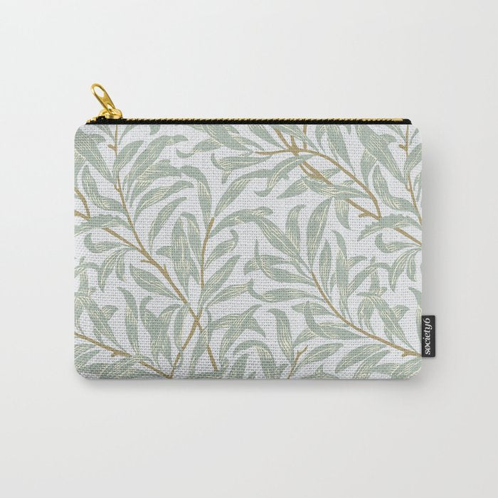 William Morris Willow Bough Pastel Blue Green Carry All Pouch Gallery Image 1